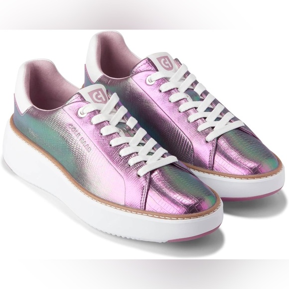 Cole Haan GrandPro Topspin Hologram Sneakers Size 6 - Picture 5 of 14